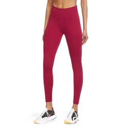 Women's Nike One Leggings -Nike Clothing store 4861636 Pomegranate