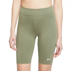 Women's Nike Sportswear Essential Bike Shorts -Nike Clothing store 4861658 Alligator White