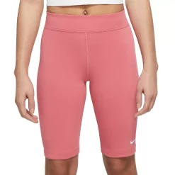 Women's Nike Sportswear Essential Bike Shorts -Nike Clothing store 4861658 Archaeo Pink