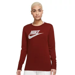 Women's Nike Essential Futura Icon Tee -Nike Clothing store 4911539 Bronze Eclipse White