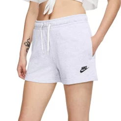 Women's Nike Sportswear Club Fleece Shorts 14 Women's Nike Sportswear Club Fleece Shorts -Nike Clothing store 4913087 Birch Heather Black
