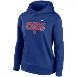 Women's Nike Royal Chicago Cubs Club Angle Performance Pullover Hoodie -Nike Clothing store 4963790 ALT2