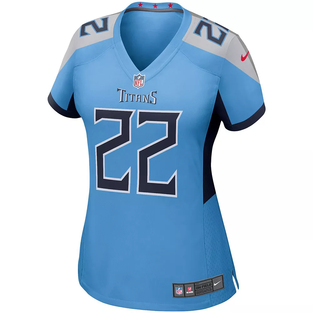Women's Nike Derrick Henry Light Blue Tennessee Titans Game Jersey 2 Women's Nike Derrick Henry Light Blue Tennessee Titans Game Jersey - Image 2
