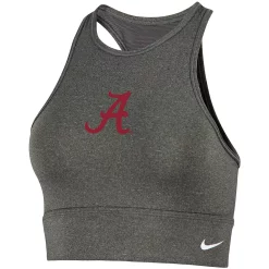 Women's Nike Heathered Gray Alabama Crimson Tide Everything Performance Sports Bra -Nike Clothing store 4983799 ALT2