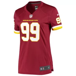 Women's Nike Chase Young Burgundy Washington Football Team Player Game Jersey -Nike Clothing store 4984054 ALT2