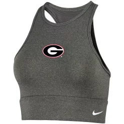 Women's Nike Heathered Gray Georgia Bulldogs Everything Performance Sports Bra -Nike Clothing store 4984117 ALT2