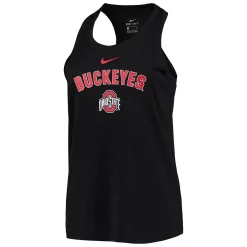 Women's Nike Black Ohio State Buckeyes Arch & Logo Classic Performance Tank Top -Nike Clothing store 4985493 ALT2