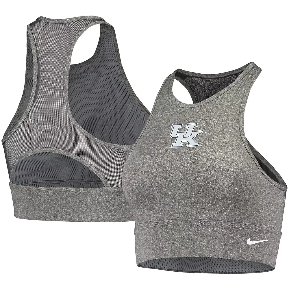 Women's Nike Charcoal Kentucky Wildcats Everything Performance Sports Bra 1 Women's Nike Charcoal Kentucky Wildcats Everything Performance Sports Bra