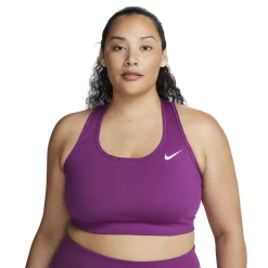 Plus Size Nike Dri-Fit Swoosh Medium-Impact Sports Bra -Nike Clothing store 5005391 Viotech