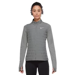 Women's Nike Therma-FIT Essential Running Jacket -Nike Clothing store 5005858 Particle Gray