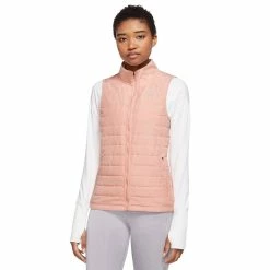 Women's Nike Therma-FIT Essential Running Vest -Nike Clothing store 5006008 Arctic Orange