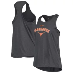 Women's Nike Anthracite Texas Longhorns Arch & Logo Classic Performance Tank Top