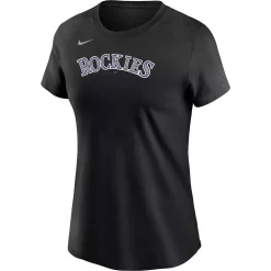 Women's Nike Charlie Blackmon Black Colorado Rockies Name & Number T-Shirt 5 Women's Nike Charlie Blackmon Black Colorado Rockies Name & Number T-Shirt -Nike Clothing store 5038388 ALT2