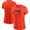 Women's Nike Orange San Francisco Giants Baseball T-Shirt