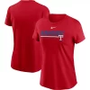 Women's Nike Red Texas Rangers Baseball T-Shirt