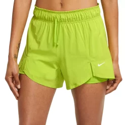 Women's Nike Flex Essential 2-in-1 Training Shorts -Nike Clothing store 5158895 Atomic Green White