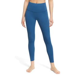 Women's Nike Yoga Dri-FIT High-Waisted 7/8 Leggings -Nike Clothing store 5159678 Dk Marina Blue