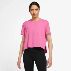 Women's Nike Yoga Dri-FIT Top -Nike Clothing store 5159834 Pinksicle