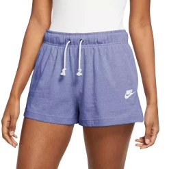Women's Nike Sportswear Gym Vintage Shorts -Nike Clothing store 5165017 Light Thistle