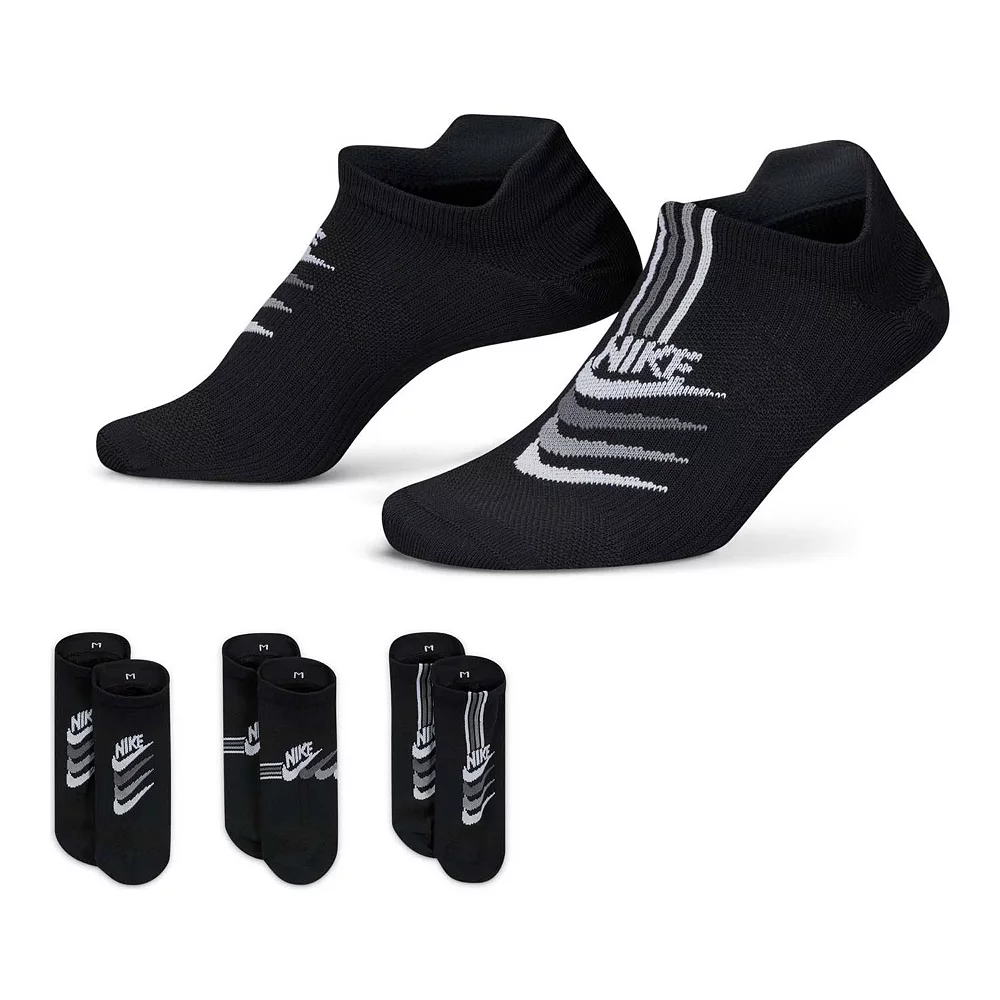 Women's Nike Everyday Plus Lightweight No-Show Training Socks 3-Pack 4 Women's Nike Everyday Plus Lightweight No-Show Training Socks 3-Pack - Image 4
