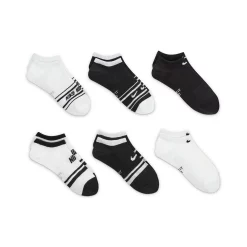 Women's Nike Everyday Lightweight Training No-Show Socks 6-Pack -Nike Clothing store 5192492 ALT4