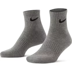 Women's Nike 3-Pack Everyday Cushioned Ankle Socks -Nike Clothing store 5192498 ALT