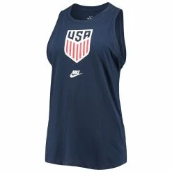 Women's Nike Navy US Soccer Tomboy Tank Top 5 Women's Nike Navy US Soccer Tomboy Tank Top -Nike Clothing store 5248511 ALT2