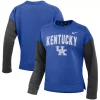 Women's Nike Royal/Charcoal Kentucky Wildcats Campus Dolman Pullover Sweatshirt