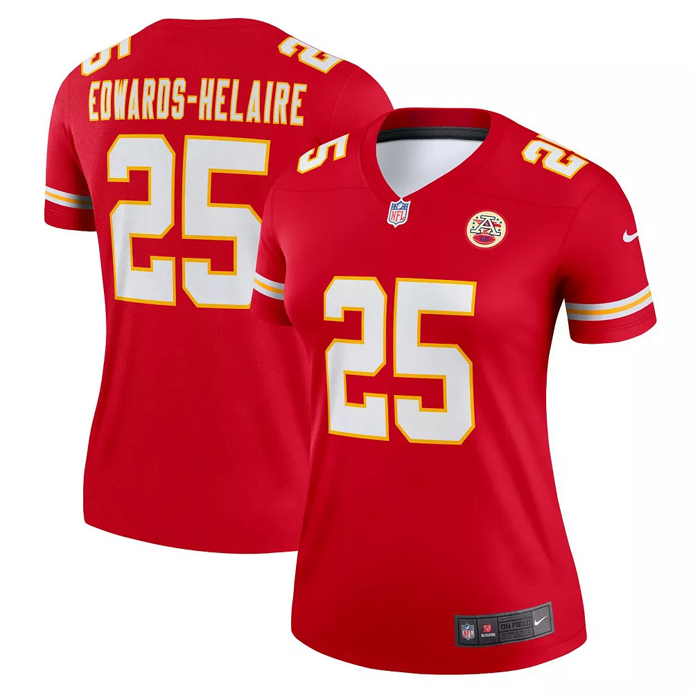 Women's Nike Clyde Edwards-Helaire Red Kansas City Chiefs Legend Jersey 2 Women's Nike Clyde Edwards-Helaire Red Kansas City Chiefs Legend Jersey - Image 2
