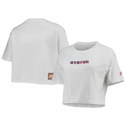 Women's Nike White US Soccer Voice Crop Top