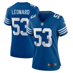 Women's Nike Darius Leonard Royal Indianapolis Colts Alternate Game Jersey
