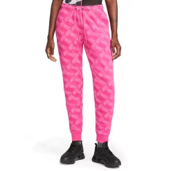 Women's Nike Sportswear Essentials Printed Fleece Midrise Pants 9 Women's Nike Sportswear Essentials Printed Fleece Midrise Pants -Nike Clothing store 5267093 Active Pink