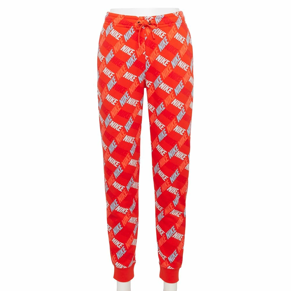 Women's Nike Sportswear Essentials Printed Fleece Midrise Pants 4 Women's Nike Sportswear Essentials Printed Fleece Midrise Pants - Image 4