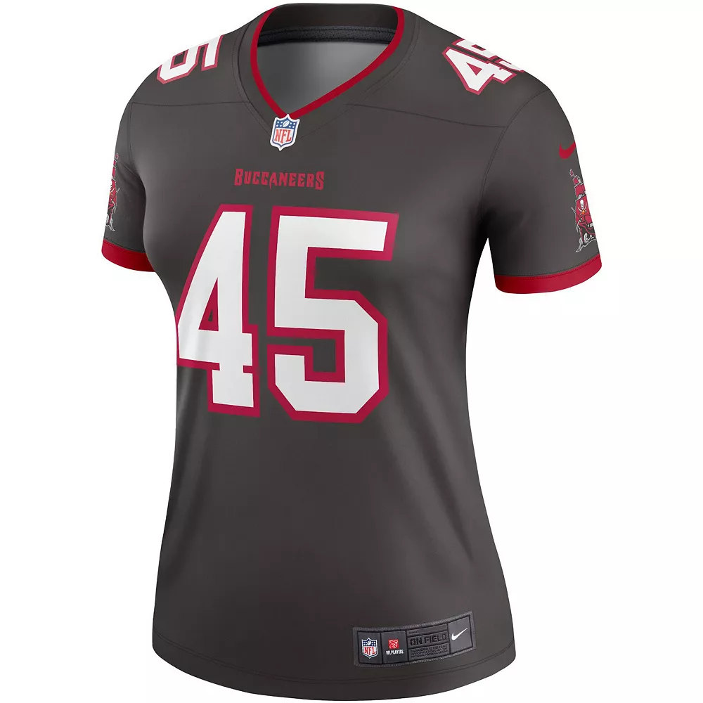 Women's Nike Devin White Pewter Tampa Bay Buccaneers Alternate Legend Jersey 3 Women's Nike Devin White Pewter Tampa Bay Buccaneers Alternate Legend Jersey - Image 3