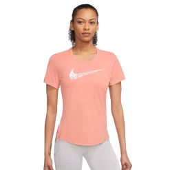 Women's Nike Swoosh Run Running Tee 11 Women's Nike Swoosh Run Running Tee -Nike Clothing store 5291344 Lt Madder Root White