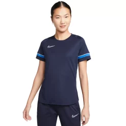 Women's Nike Dri-FIT Academy Soccer Top -Nike Clothing store 5291354 Obsidian White Royal