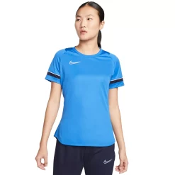 Women's Nike Dri-FIT Academy Soccer Top -Nike Clothing store 5291354 Royal White Obsidian
