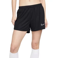 Women's Nike Dri-FIT Academy Knit Soccer Shorts -Nike Clothing store 5291594 Black White White