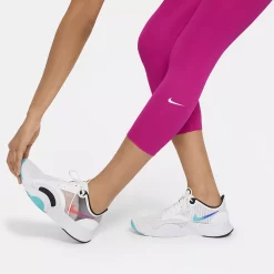Plus Size Nike One Midrise Crop Leggings -Nike Clothing store 5296188 ALT3