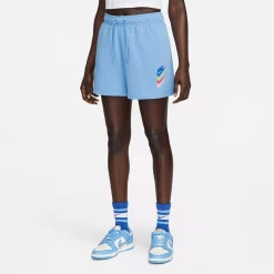 Women's Nike Fleece PE Shorts -Nike Clothing store 5314515 ALT4