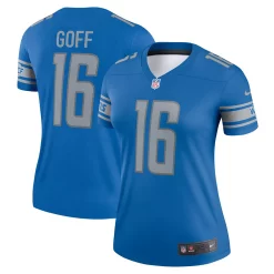 Women's Nike Jared Goff Blue Detroit Lions Legend Jersey