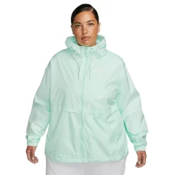 Plus Size Nike Essential Repel Woven Jacket -Nike Clothing store 5344589 Mint Foam
