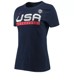 Women's Nike Navy USA Basketball Performance T-Shirt -Nike Clothing store 5365030 ALT2