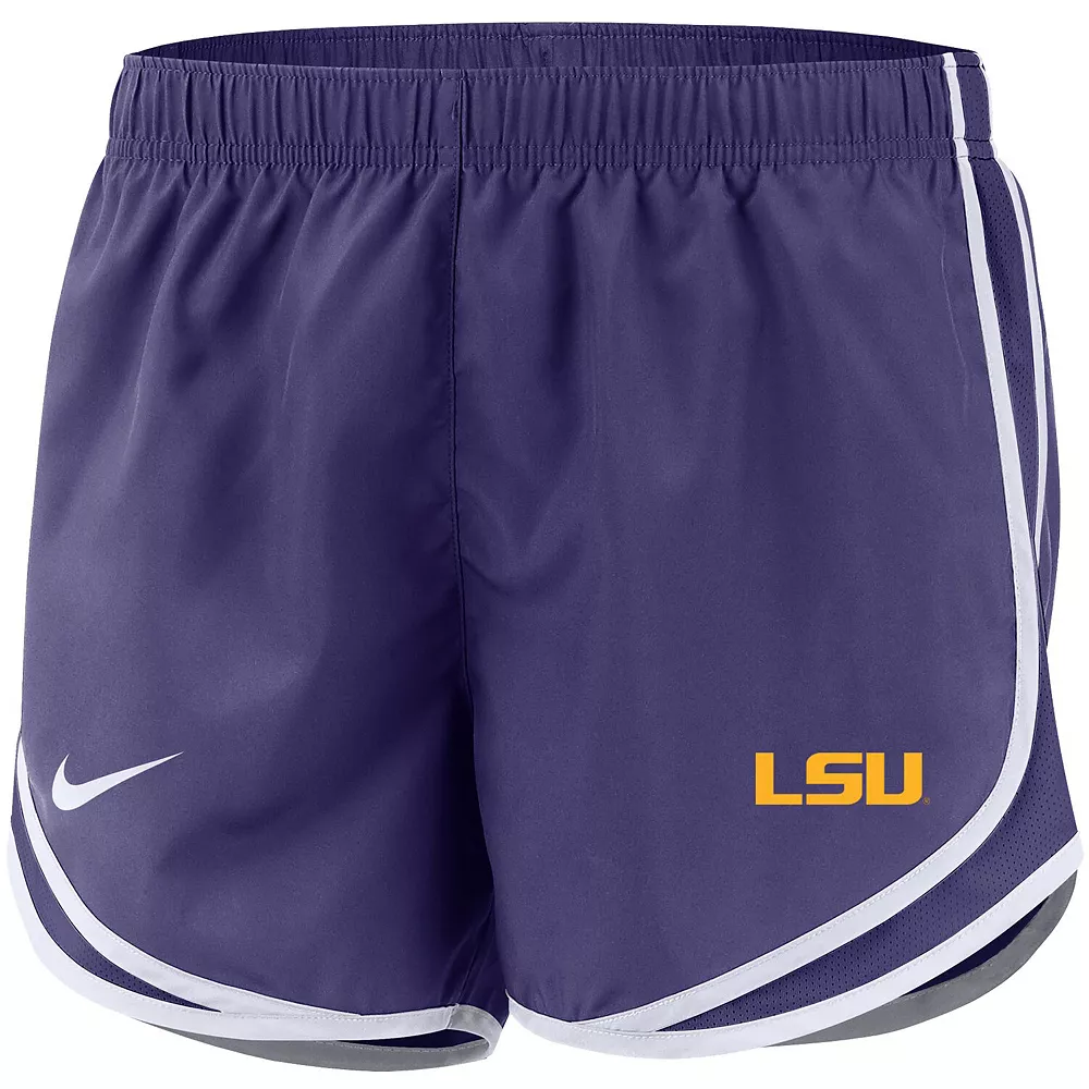 Women's Nike Purple LSU Tigers Team Tempo Performance Shorts 3 Women's Nike Purple LSU Tigers Team Tempo Performance Shorts - Image 3