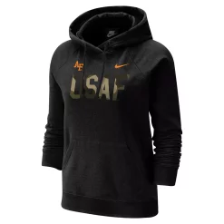 Women's Nike Black Air Force Falcons Rivalry Varsity Fleece Pullover Hoodie -Nike Clothing store 5368887 ALT2