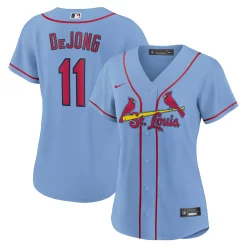 Women's Nike Paul DeJong Light Blue St. Louis Cardinals Alternate Replica Player Jersey