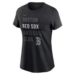 Women's Nike Black Boston Red Sox Baseball Club T-Shirt -Nike Clothing store 5372887 ALT2