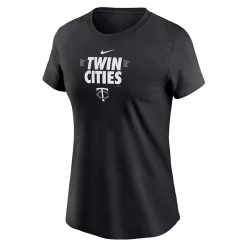 Women's Nike Black Minnesota Twins Local Nickname T-Shirt -Nike Clothing store 5377124 ALT2