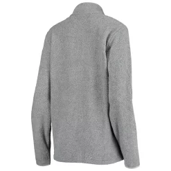 Women's Nike Gray Texas Longhorns Teddy Bear Fleece Half-Zip Jacket -Nike Clothing store 5377181 ALT3