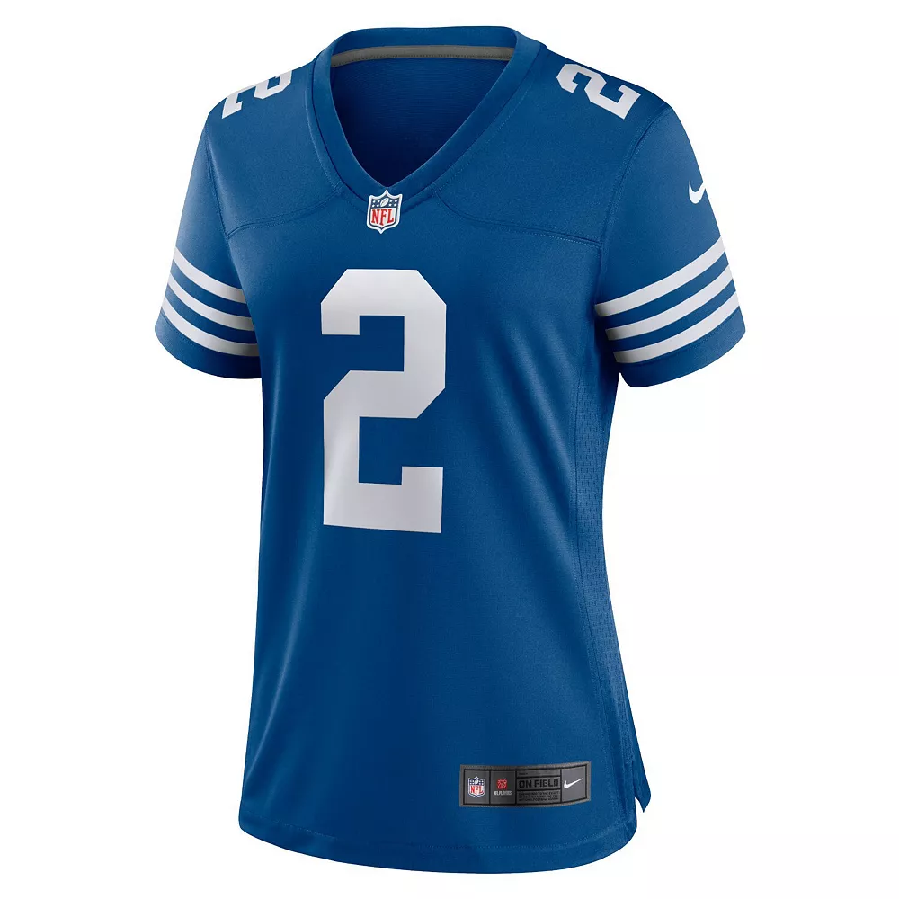 Women's Nike Carson Wentz Royal Indianapolis Colts Alternate Game Jersey 3 Women's Nike Carson Wentz Royal Indianapolis Colts Alternate Game Jersey - Image 3